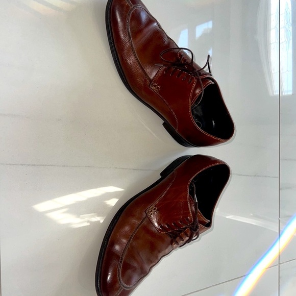 Cole Haan Neolite Heel Brown Lace Up Leather Shoes Size X Large 10-11 - Picture 7 of 7